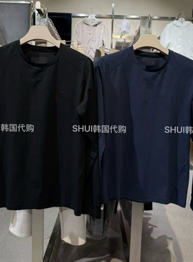 SHUI韩国代购FL26新款男女同款休闲百搭速干T恤上衣FS261RL02U002