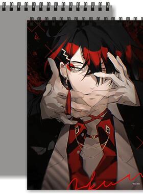 彩虹社Nijisanji小盒Vox Akuma/动漫学生美术本素描本涂鸦本A4