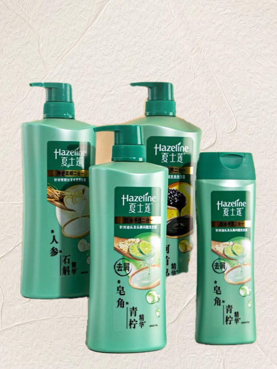 夏士莲洗发水750ml/175ml人参多效护养400ml黑亮滋养去屑洗发露