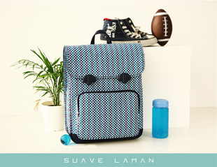 韩国直邮正品SUAVE LAMAN2022新品Rainbow Satchel彩虹小学生书包