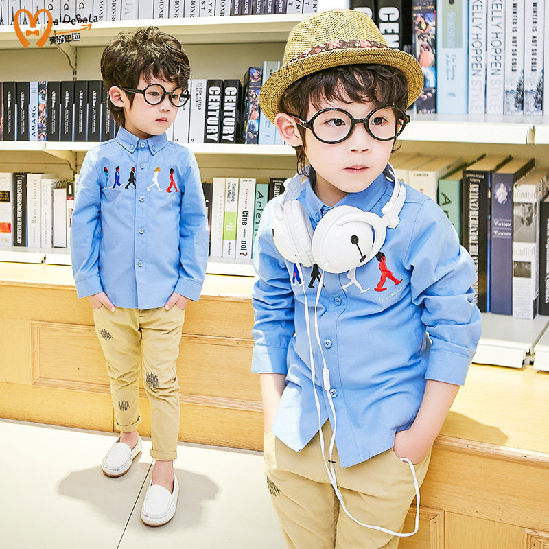 Chemise garcon à manche longue - Ref 2073466 Image 3