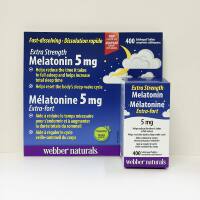 March 29 / Canada Webber Melatonin Melatonia 5mg*400 Tablets thumbnail 2