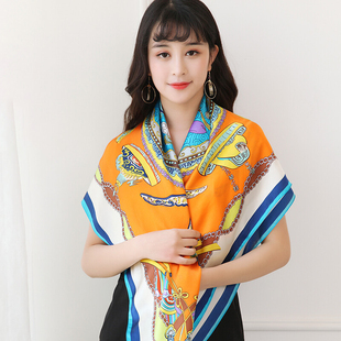 上海故事真丝丝巾妈妈女2026新款100%桑蚕丝大方巾披肩礼盒送长辈