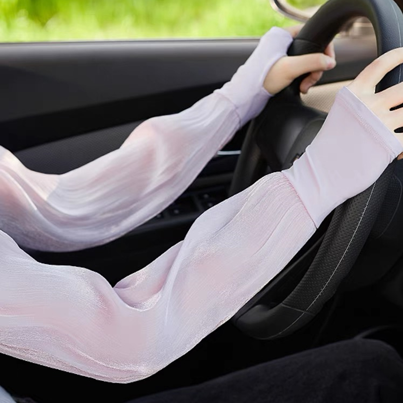 防晒冰袖女凉感开车防紫外线开车户外钓鱼骑行冰护袖袖套