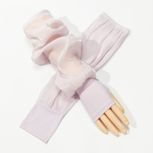 上海故事冰袖冰丝袖套防晒2026新款女夏季宽松大码开车护手臂套袖