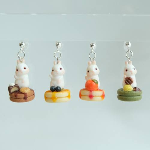 JE·QUINTA迷你兔子造型耳环