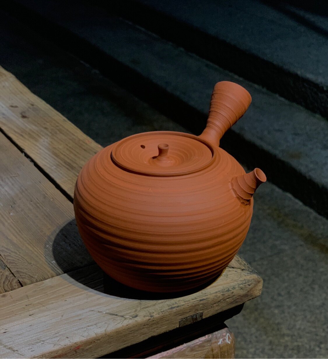 潮州水木师傅原矿朱泥纯手工手拉玉书煨侧把煮水壶功夫茶具砂铫壶
