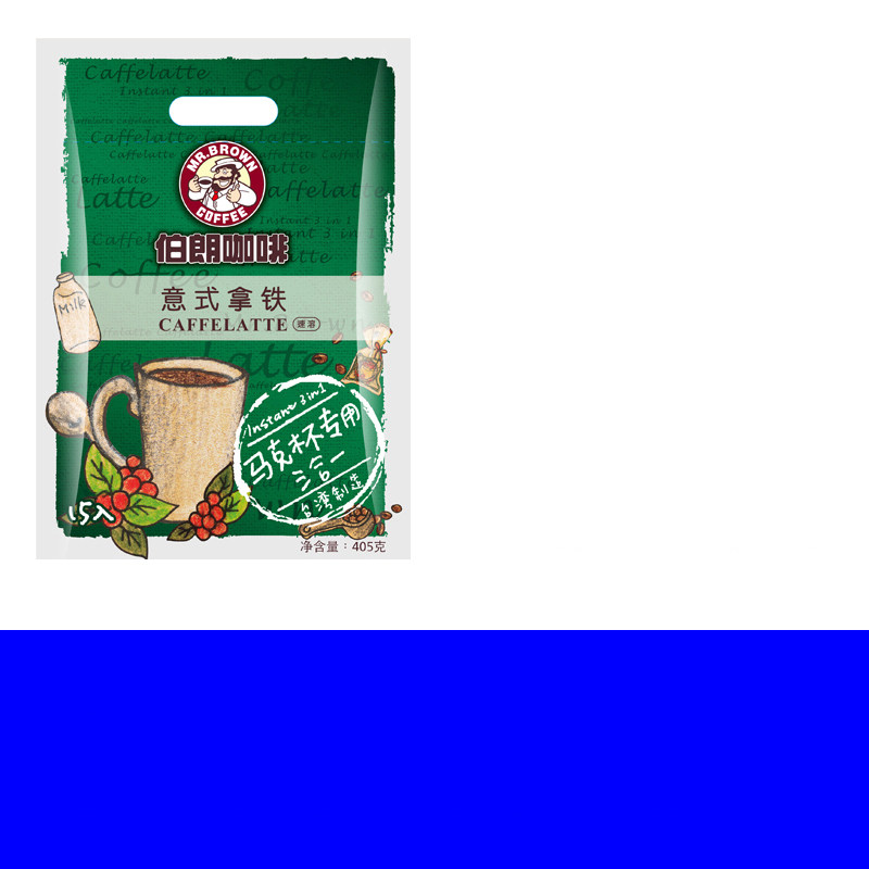 伯朗咖啡 意式拿铁 蓝山 曼特宁 卡布奇诺 15袋/405克