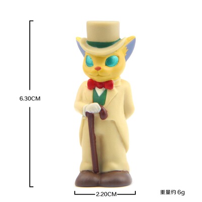 搪胶摆件玩偶指套卡通微景观