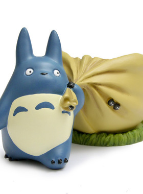 经典款大号蓝吉猫背袋子花盆树脂