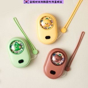 韩国直邮代购 usb便携手电筒移动电源充电电池 熊青蛙莎莉鸡充电式