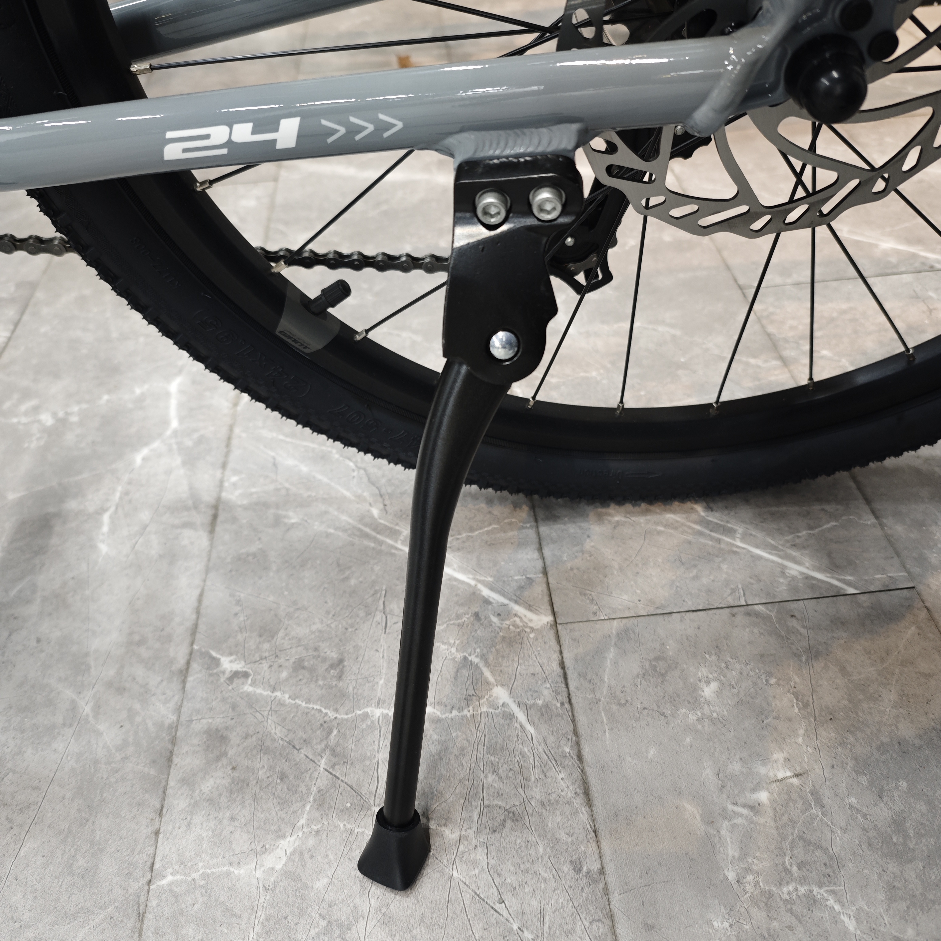 捷安特儿童车脚撑24寸偏支架脚撑原车原厂全新拆车件