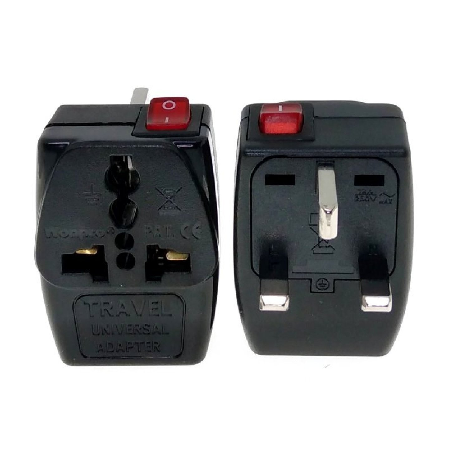 正品Wonpro稳不落带开关英标一转二万用转换插头港版英国新加坡插