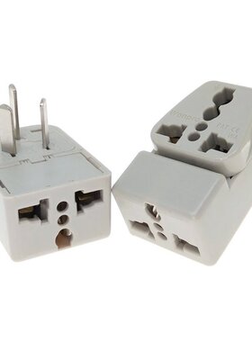 Wonpro稳不落国标澳标一转二万用转换插头国外电器中国用10A三脚