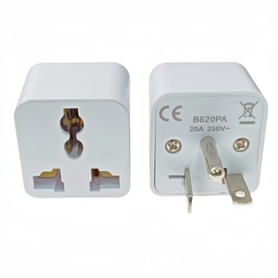 NEMA 6-20P台湾空调插座T型美标多功能转换插头大功率20A 5000W