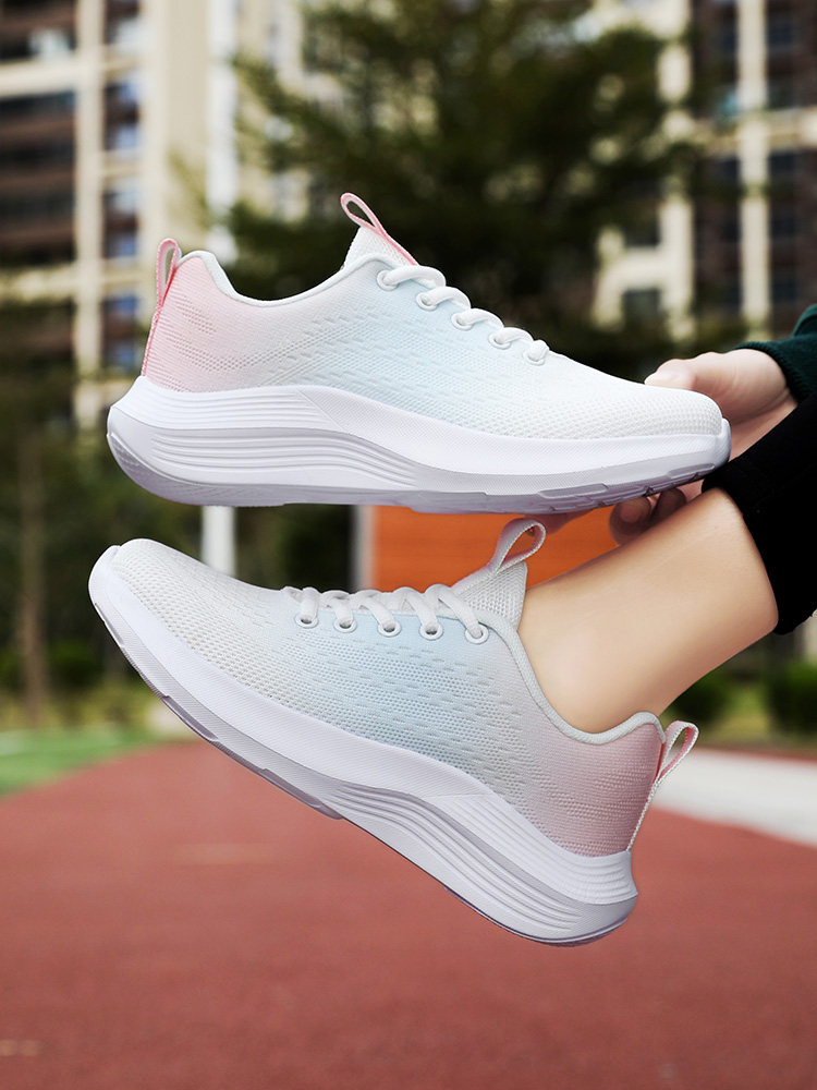 中考体育考试专用运动鞋女初中体测跑步鞋中学生轻便减震体考跑鞋