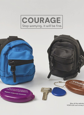 FS房迷你双肩包零钱钥匙蓝牙耳机学生防水便携随身收纳PVC门禁包