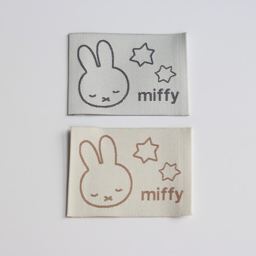 卡通米菲兔织唛布标工厂现货