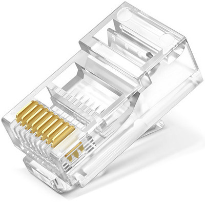 TP-LINK普联 六类RJ45非屏蔽网络水晶头100只装 TL-EH601-100