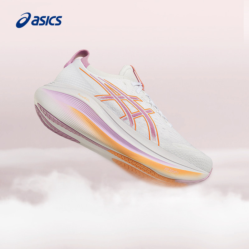 亚瑟士女子缓震回弹透气跑步鞋