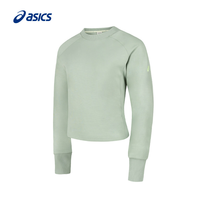 亞瑟士女子彈力運動短款衛衣