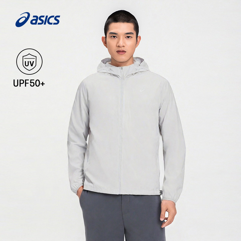 亚瑟士男子抗紫外线夹克外套
