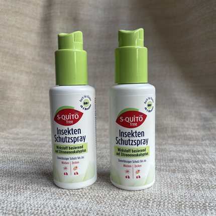 德国进口 S-quito free 防蚊虫叮咬喷雾婴幼儿孕妇可用100ml