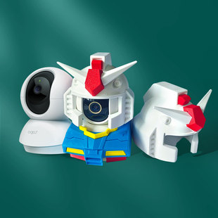 适配tapo监控摄像头皮肤监控装饰外壳保护壳高达装饰外壳