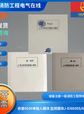 依爱原厂正品J-EI6030系列单输入模块监视模块J-EI6030/S/N现货