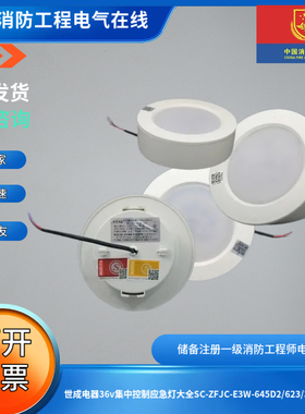 世成电器36v集中控制应急灯大全SC-ZFJC-E3W-645D2/623/302D系列
