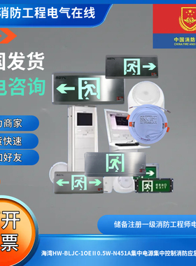 海湾HW-BLJC-1OEⅡ0.5W-N451A集中电源集中控制消防应急标志灯具