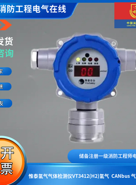 惟泰氢气气体检测仪VT3412(H2)氢气  CANbus 气体检测仪
