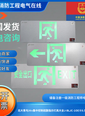 北大青鸟36v集中控制疏散指示灯具大全J-BLJC-1OEⅡ0.5W-12B1A