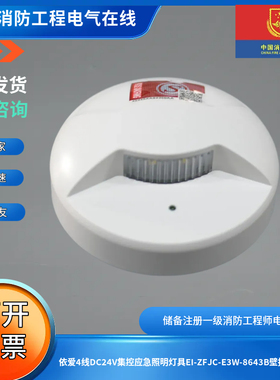 依爱原厂正品DC24V集控应急照明灯EI-ZFJC-E3W-8643B壁挂式应急灯