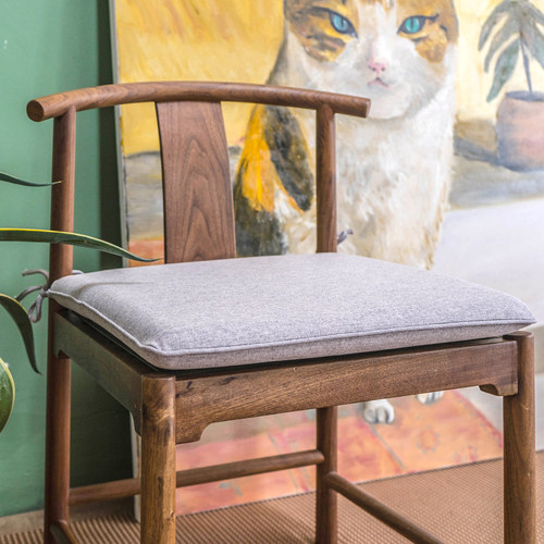 记忆棉红木可拆洗坐垫新中式