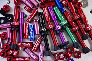 真空气嘴0011cycle设计制造高端真空胎气嘴48 88mm红粉紫蓝绿