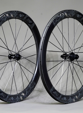 0011Cycle 24款R1碟刹碳条版公路轮组碳刀超轻T700+T800碳纤维