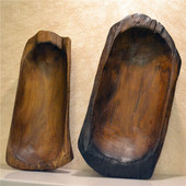 泰国实木干果盘瓜子盘创意糖木质创意酒吧餐厅木雕复古佛手柑摆放