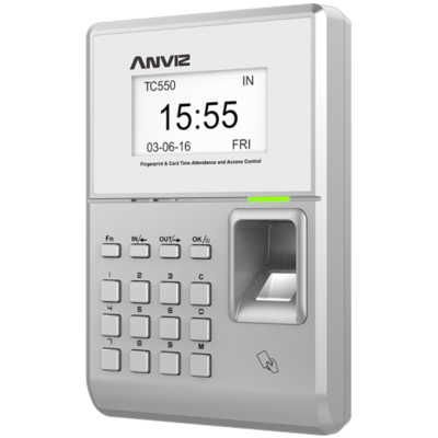 安威士tc550 anviz 刷卡考勤机挂壁式 指纹 感应卡 密码