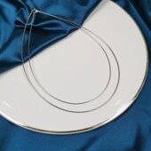 S925纯银饰品个性 链情侣特色宫廷优质 项链软蛇骨链项圈简约时尚