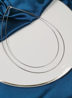 银饰男女款意大利情侣复古软项圈