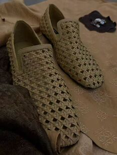 复古编织镂空透气平底单鞋 法式 2026新款 价格私询