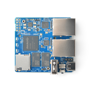 友善NanoPi R2S双千兆智能软路由RK3328开发板DOCKER NAS