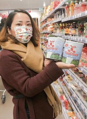 荷兰双牛Two Cows淘高斯 全脂高钙奶粉3岁+学生孕妇奶粉