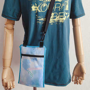 轻便牢固森女清新休闲加厚防水大容量单肩斜挎折叠收纳环保购物袋