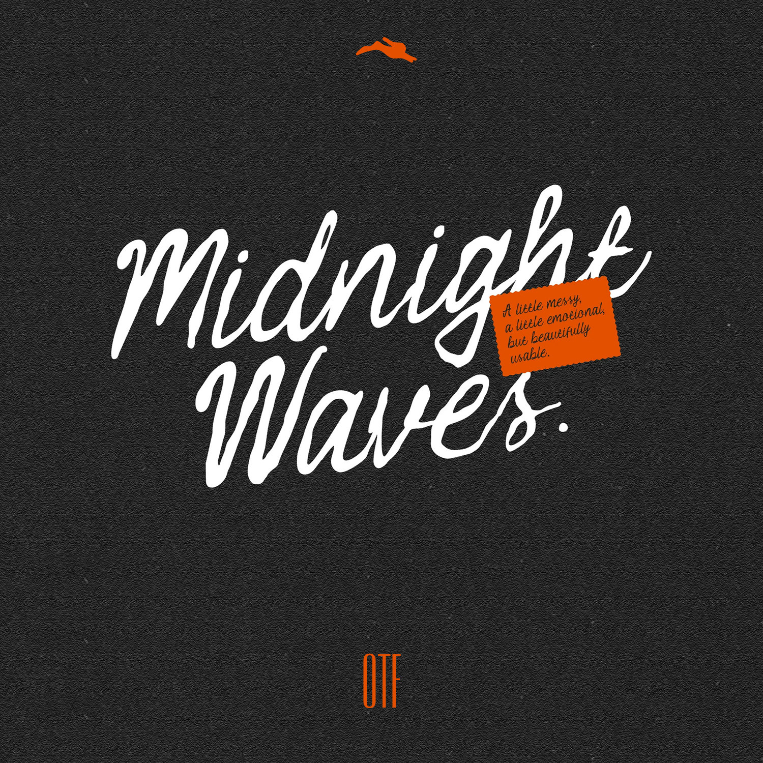 3SD3手写粗糙流畅连笔随性笔触慵懒复古质感PROCREATE英文MAC字体