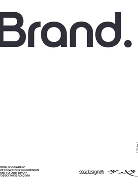 3SD3高级现代极简约粗体业排版创意国际感无衬线标题PSAI英文字体