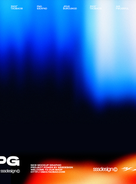 3SD3高级梦幻蓝红绿色模糊渐变未来科技发布会主画面VJ背景图素材