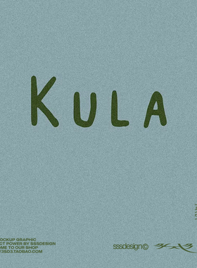 3SD3 随意休闲趣味儿童卡通马克笔手写涂鸦风格PROCREATE英文字体