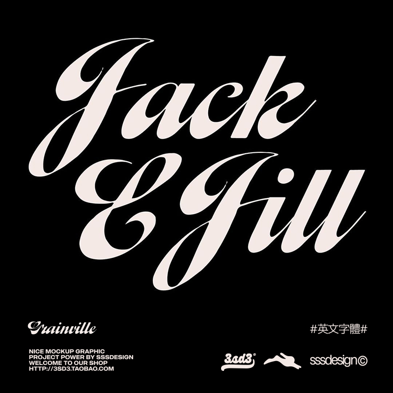 PROCREATE高级复古经典新古典主义艺术手写飘逸衬线MAC英文字体包